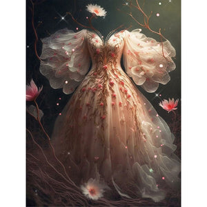 Wedding Dress-Full Drill Diamond Painting