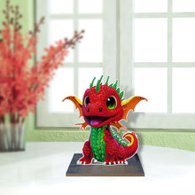 Load image into Gallery viewer, Dragon Single Sided Wooden Desktop Ornaments
