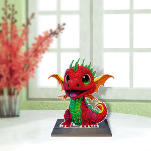 Dragon Single Sided Wooden Desktop Ornaments