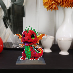 Dragon Single Sided Wooden Desktop Ornaments