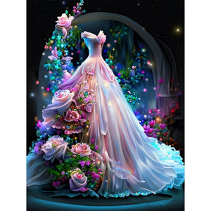 Wedding Dress-Full Drill Diamond Painting