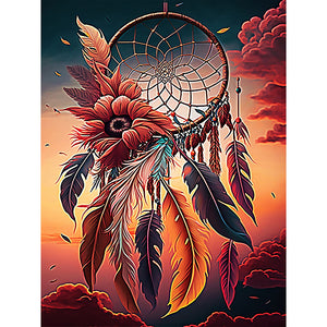 Dreamcatcher-Full Round Diamond Painting-30x40cm