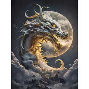 Dragon-Full Round Diamond Painting-30x40cm