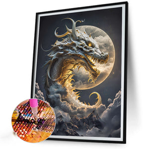 Dragon-Full Round Diamond Painting-30x40cm