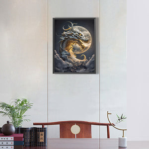 Dragon-Full Round Diamond Painting-30x40cm