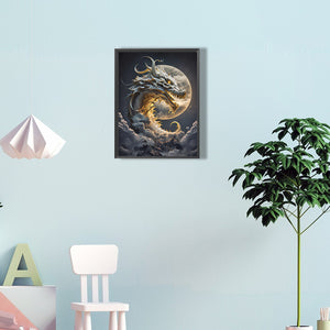 Dragon-Full Round Diamond Painting-30x40cm