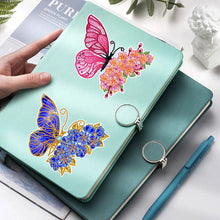 Load image into Gallery viewer, 4pcs Butterfly Diamond Painting Free Stickers
