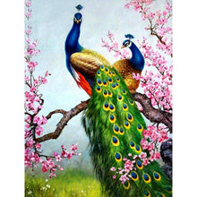 Load image into Gallery viewer, Peacock-Full Round Diamond Painting-30x40cm
