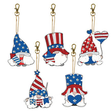 Load image into Gallery viewer, 5pcs/set-Cartoon-Double Side Drill-Diamond Keychain
