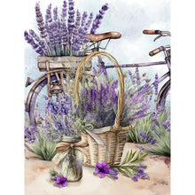 Load image into Gallery viewer, Lavender-Full Round Diamond Painting-30x40cm
