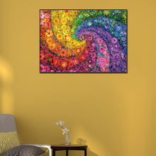 Load image into Gallery viewer, Rainbow Swirl Flower Bush-Full Square Diamond Painting-75x55cm-Large Size
