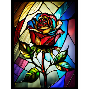 Rose-Full Round Diamond Painting-30x40cm