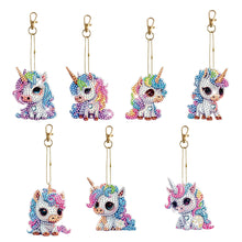 Load image into Gallery viewer, 6pcs/Set-Butterfly/Wing-Double Side Drill-Diamond Keychain
