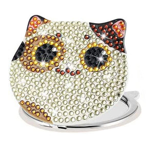 Cat-Diamond Makeup Mirror