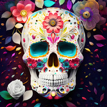 Load image into Gallery viewer, Skull-Full Round Diamond Painting-30x30cm
