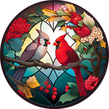 Load image into Gallery viewer, Stained Glass Animal-Full Round Diamond Painting-35x35cm
