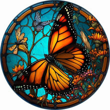 Load image into Gallery viewer, Stained Glass Animal-Full Round Diamond Painting-35x35cm
