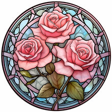 Load image into Gallery viewer, Flower-Full Round Diamond Painting-30x30cm
