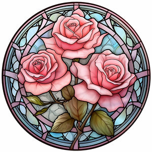 Flower-Full Round Diamond Painting-30x30cm