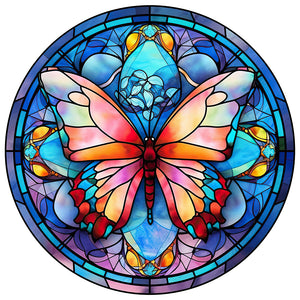 Butterfly-Full Round Diamond Painting-30x30cm