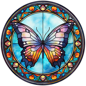 Butterfly-Full Round Diamond Painting-30x30cm