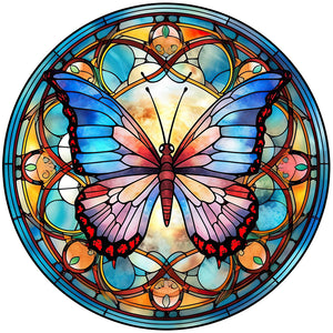 Butterfly-Full Round Diamond Painting-30x30cm