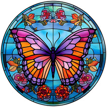 Load image into Gallery viewer, Butterfly-Full Round Diamond Painting-30x30cm
