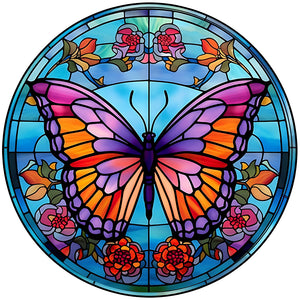 Butterfly-Full Round Diamond Painting-30x30cm