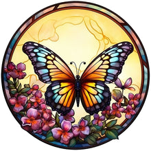 Load image into Gallery viewer, Butterfly-Full Round Diamond Painting-30x30cm
