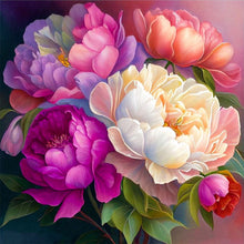 Load image into Gallery viewer, Peony-Full Round Diamond Painting-30x30cm
