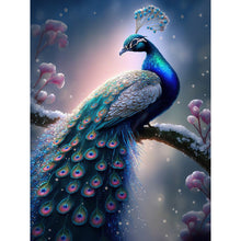 Load image into Gallery viewer, Peacock-Full Round Diamond Painting-30x40cm
