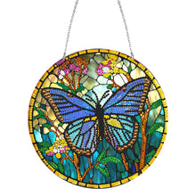 Load image into Gallery viewer, Stained Glass Animal-Double Side Drill-Diamond Painting Pendant
