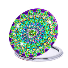 Load image into Gallery viewer, Mandala-Diamond Makeup Mirror
