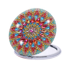 Load image into Gallery viewer, Mandala-Diamond Makeup Mirror
