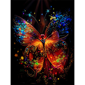 Butterfly-Full Round Diamond Painting-30x40cm