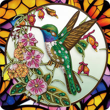 Load image into Gallery viewer, Stained Glass Hummingbird-Partial Special Diamond Painting-30x30cm
