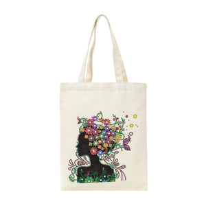 diamond painting stitch-drill cotton fabriceco friendly-bag