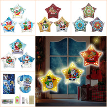 Load image into Gallery viewer, 3pcs/set Diamond Painting Christmas Tree Led Hanging Lights
