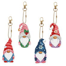 Load image into Gallery viewer, Christmas-Full Special Shaped Diamond Keychain
