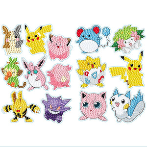 2pcs Pokémon - 5d diy craft stickers