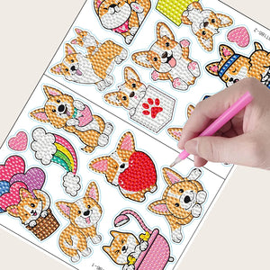 2pcs DIY Diamond Painting Cartoon Stickers