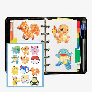 12pcs  Pokémon - 5d diy Handwerk Aufkleber