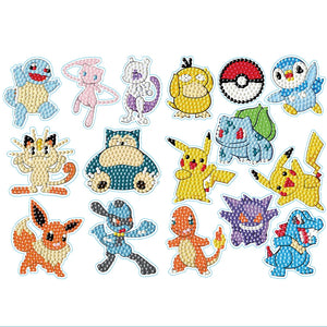 2pcs Pokémon - 5d diy craft stickers